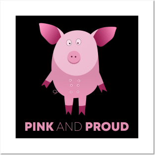 Pink Pig Posters and Art